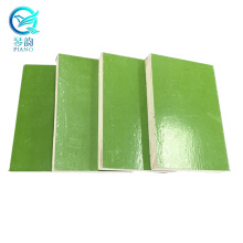 Green PP Plastic film faced plywood 12mm 15mm 18mm